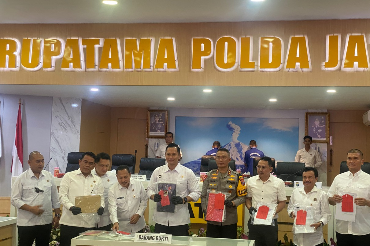 Kementerian ATR/BPN & Polda Jatim Menemukan 2 Kasus Mafia Tanah, 5 Orang Diduga Tersangka