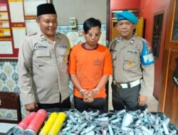 Polisi Tangkap Pemuda di Pasuruan yang Simpan Ratusan Bahan Peledak & Mercon