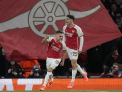 Foto: Gol Leandro Trossard Selamatkan Arsenal dari Kekalahan saat Bertemu Bayern Munchen dalam Leg Pertama Perempatfinal Liga Champions