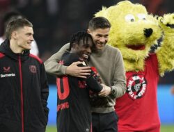 Foto: Bayer Leverkusen yang dilatih Xabi Alonso melaju ke Final DFB Pokal setelah 40 pertandingan tak terkalahkan