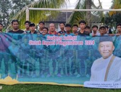 Milenial Pangandaran Deklarasi Dadang-Iwan Maju Pilkada 2024