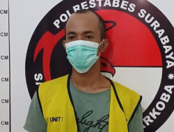Pengedar Narkoba Pria di Surabaya Ditangkap Karena Mengonsumsi Sabu-Sabu