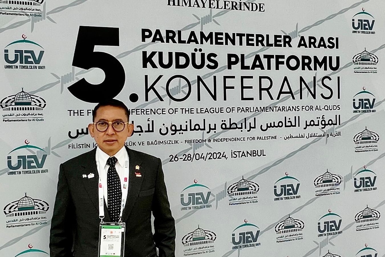 Ketua BKSAP Tegaskan Indonesia Tolak Normalisasi Hubungan dengan Israel dalam Bicara di Hadapan Liga Al-Quds