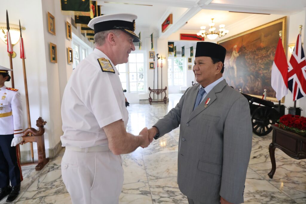 Prabowo Subianto Receives UK Chief of Defence Staff, Discusses Enhancing RI-UK Defense Cooperation