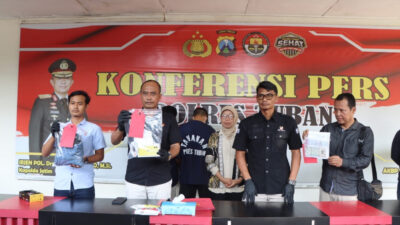 Pelaku Pencurian HP di Tuban Ditangkap Saat Menyelinap Mencuri Minyak Kapak 1 Dus