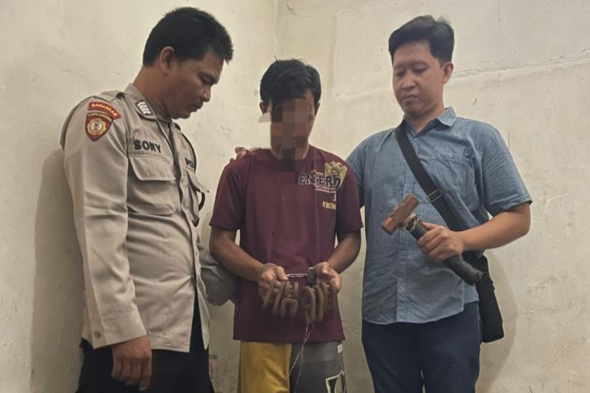 Pemuda di Pasuruan Mencuri Besi Penambat Rel, Mengancam Keselamatan Kereta