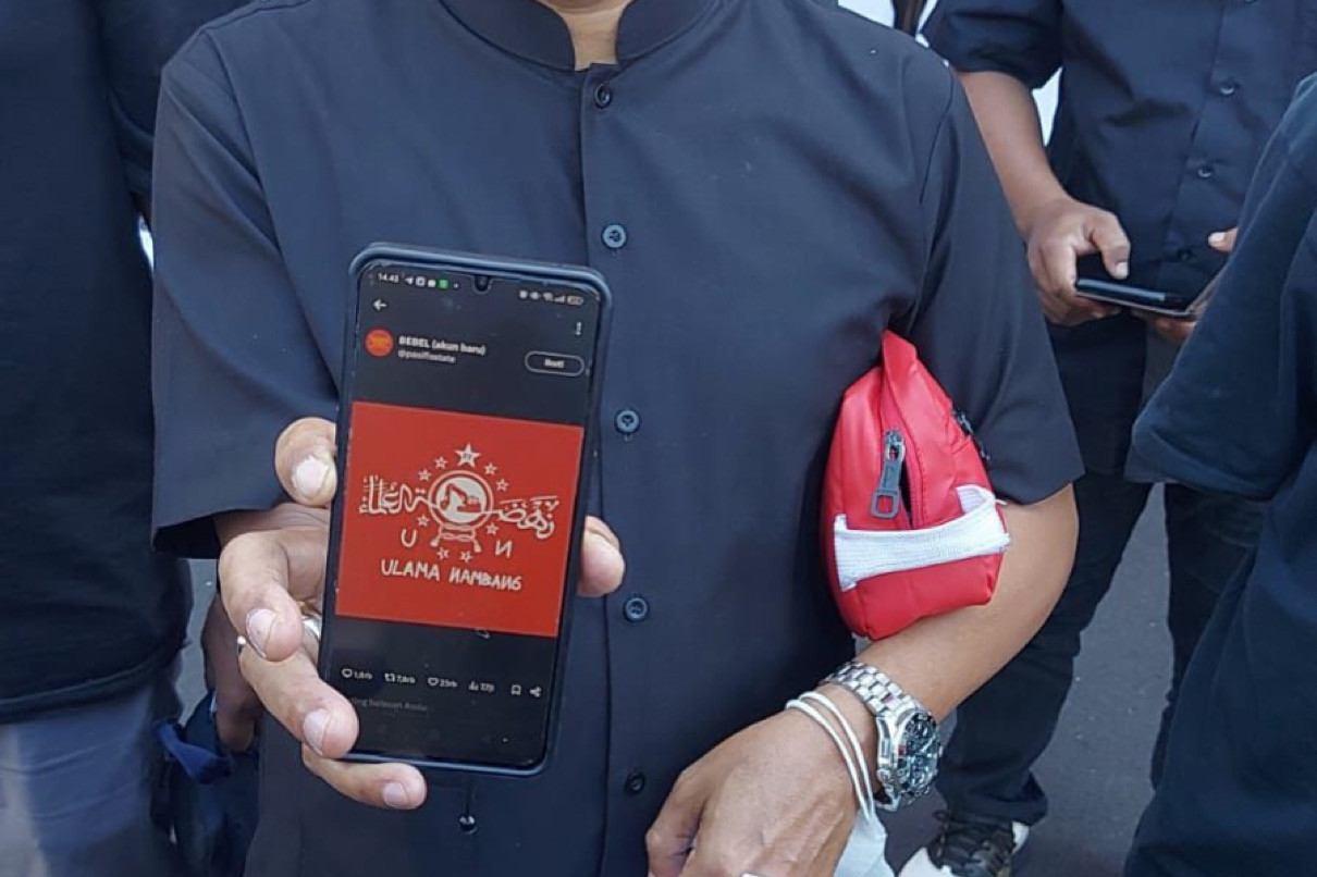 Warga Nahdiyin Surabaya Laporkan Akun X yang Ubah Logo NU Jadi Ulama Nambang