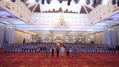 Prabowo Subianto ke Capaja TNI-Polri: Profesi Ini Terhormat dan Mulia, Tapi Butuh Kerelaan