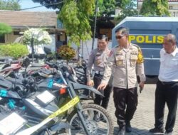 Polres Situbondo Gagalkan Pengiriman 9 Motor Bodong ke Madura di Pelabuhan Jangkar