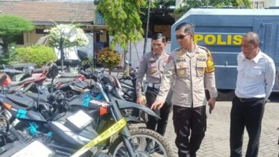 Polres Situbondo Gagalkan Pengiriman 9 Motor Bodong ke Madura di Pelabuhan Jangkar