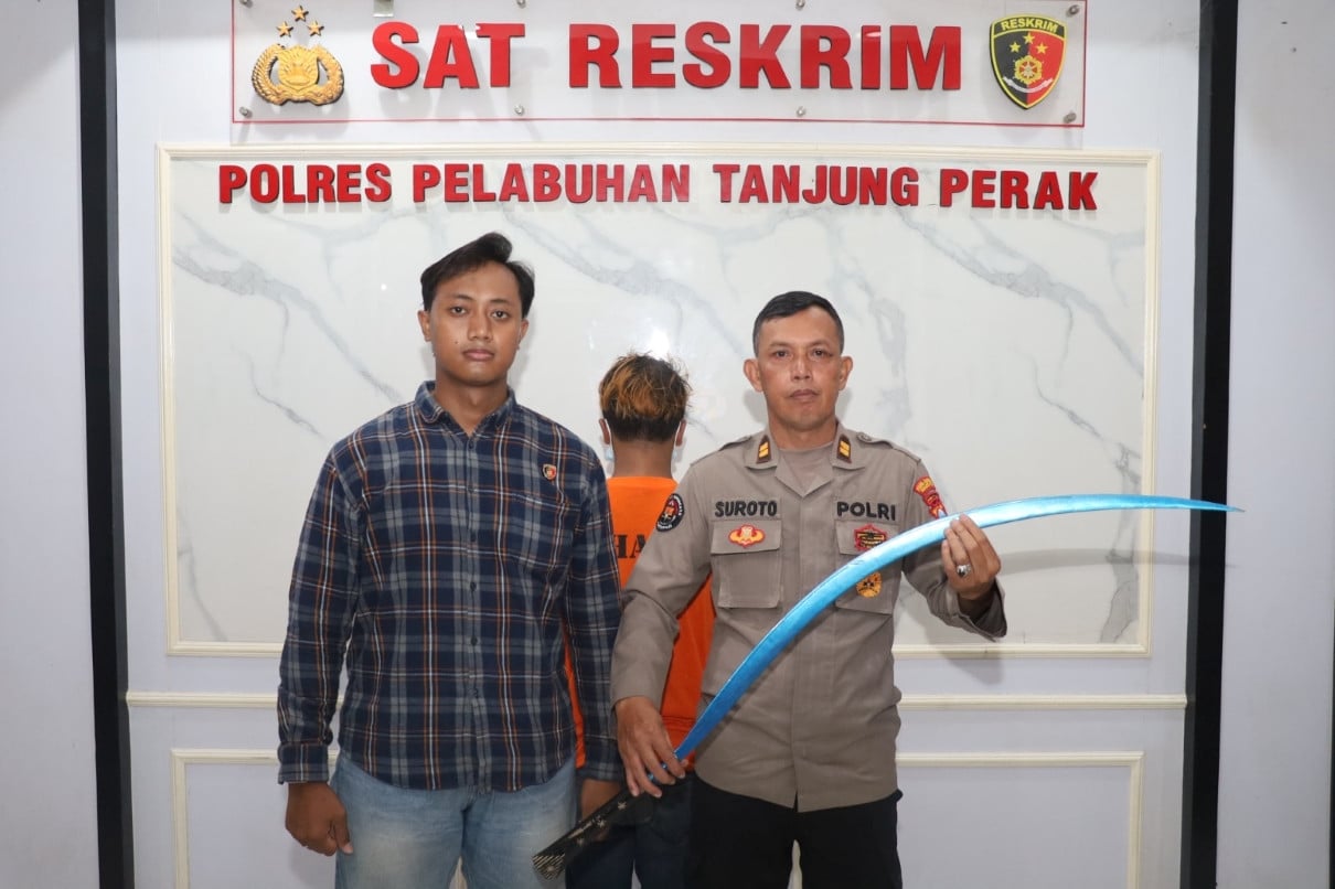 Polisi Tangkap Ketua Gangster Durian Runtuh di Surabaya yang Berstatus Pelajar