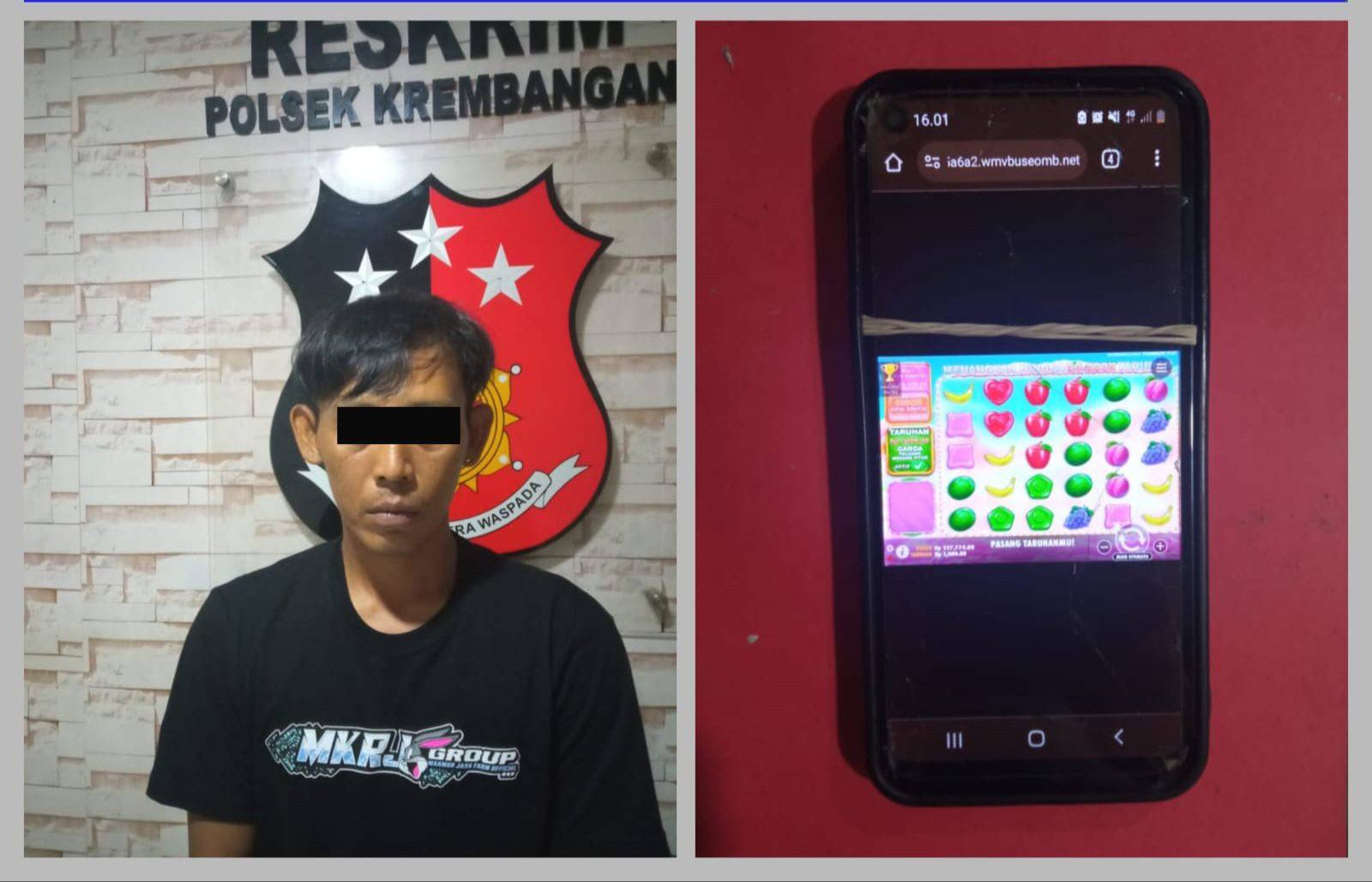 Tunggu Kapal Sambil Bermain Judi Online, Pria Asal Kediri Digerebek Polisi