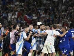 Detik-detik Keributan Pemain Prancis Vs Argentina di Perempat Final Sepak Bola Olimpiade 2024: Siapa yang Provokasi?