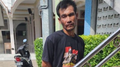 Tepergok Curi Motor Bapak Kos, Pria asal Sampang Diikat Warga, Wajah Memelas