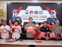 Polres Lamongan Ungkap 6 Kasus Peredaran Narkoba, 8 Orang Pengedar Ditangkap