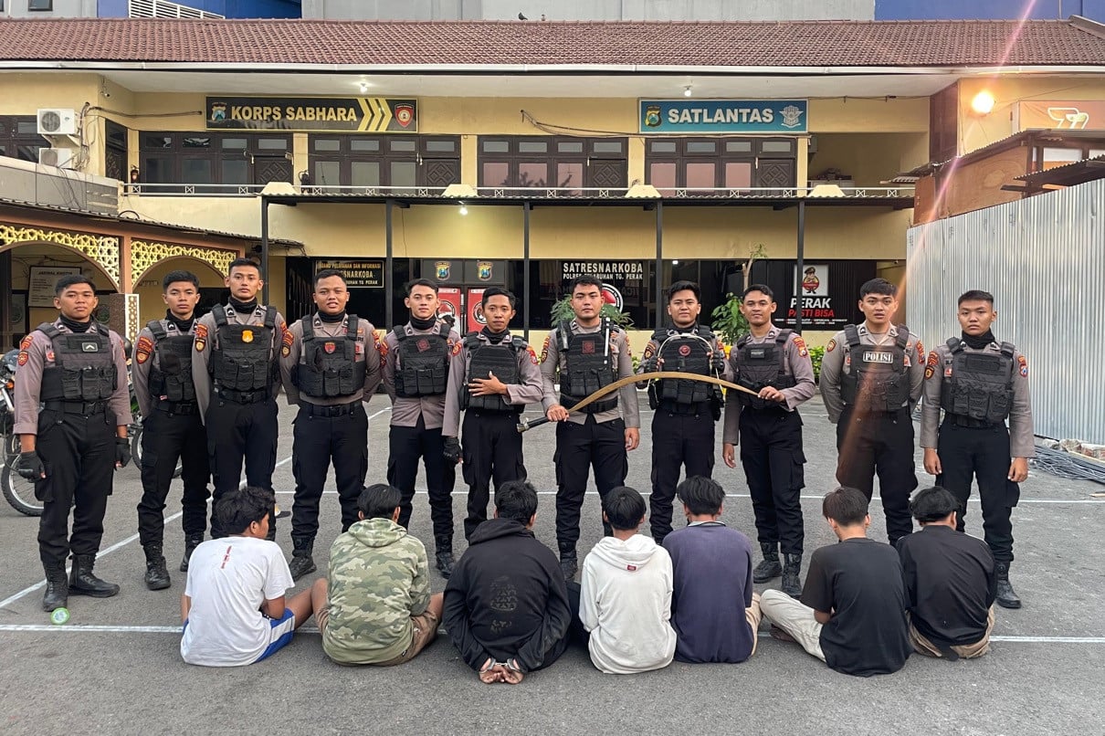 7 Anggota Gangster Allstar Diciduk Polisi di Surabaya, Bawa Celurit untuk Tawuran