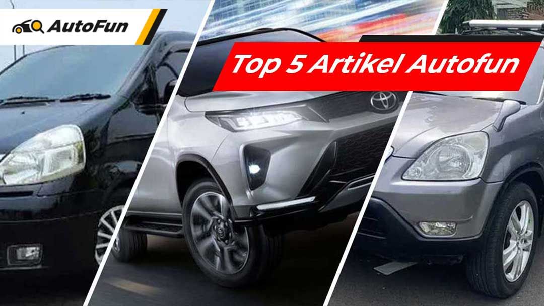 Top 5 Artikel Autofun Sepekan: New Toyota Fortuner 2024 Sampai Motuba Mewah di Bawah Rp 100 Juta