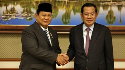 Prabowo Temui PM dan Presiden Senat Kamboja, Perkuat Kolaborasi untuk Pembangunan ASEAN