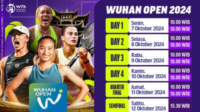 Jadwal dan Link Live Streaming Turnamen WTA 1000: Wuhan Open 2024 di Vidio