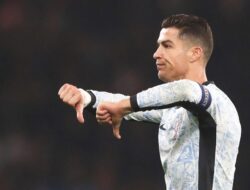 Foto: Cristiano Ronaldo Frustrasi Gagal Cetak Gol ke-907, Portugal Ditahan Imbang Skotlandia