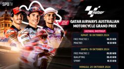 Jadwal Live Streaming SPOTV: MotoGP 2024 Round 17 – Qatar Airways Australian Motorcycle Grand Prix Pekan Ini di Vidio