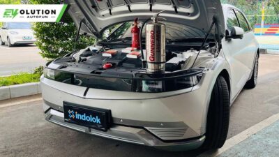 APAR Khusus Mobil Listrik, Gunnebo Lith-PRO Fire Extinguisher Bisa Padamkan Api Dalam Waktu Singkat