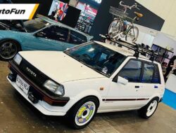 Modifikasi Toyota Starlet Kotak Langka Tampil Nyentrik, Curi Perhatian Pengunjung IMX 2024