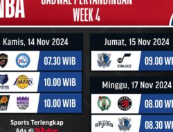 Jadwal Siaran Langsung NBA Season 2024/25 di Vidio Pekan Ini