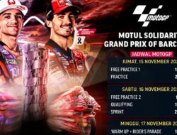 Jadwal Siaran Langsung MotoGP 2024 Round 20 – Motul Solidarity Grand Prix of Barcelona di Vidio Akhir Pekan Ini