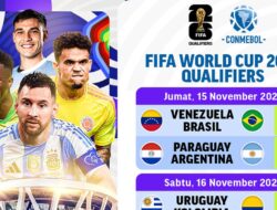 Jadwal Live Streaming Pertandingan CONMEBOL Qualifiers 2026 Matchday 11 di Vidio Pekan Ini