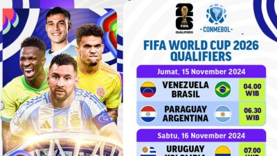 Jadwal Live Streaming Pertandingan CONMEBOL Qualifiers 2026 Matchday 11 di Vidio Pekan Ini