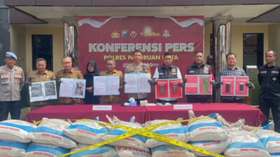 Polisi Ungkap Penyalahgunaan Pupuk Bersubsidi Capai 2,8 Ton di Gudang Pasuruan