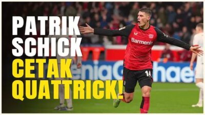 “Patrik Schick Quattrick Menangkan Bayer Leverkusen 5-1!”