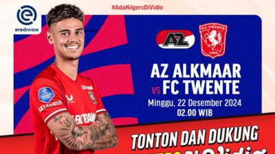 Siaran Langsung Liga Belanda: AZ Alkmaar vs Twente di Vidio