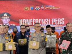 Polda & Polresta Malang Kota Berhasil Gagalkan Peredaran 166,58 Kg Ganja