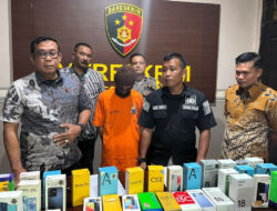 Pembobol Konter HP Ditangkap: Rugikan Pemilik Ratusan Juta