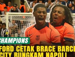 Marcus Rashford Dua Gol, Manchester City Menang Lawan Napoli 2-0